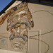 Mural by Vhils (the carving) and Pixel Pancho (the painting).