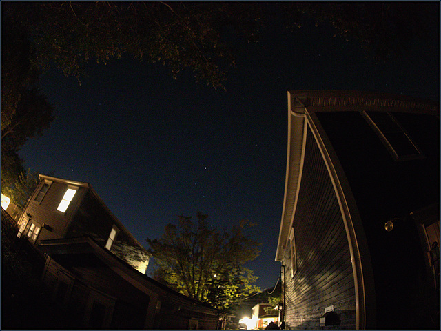 The ISS passing by