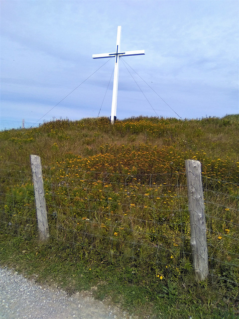 Croix et piquets / Cross between stakes