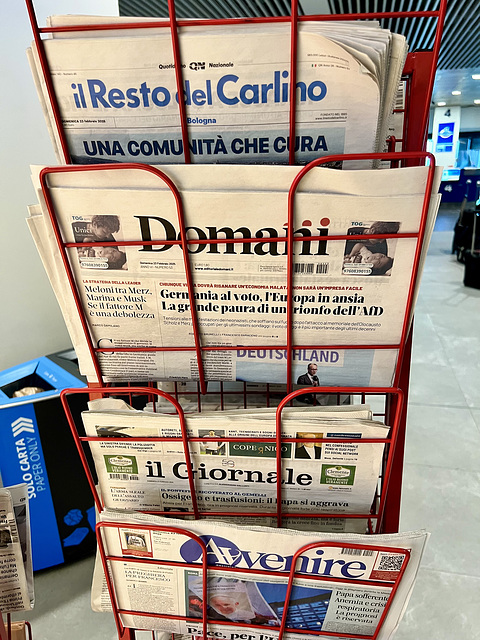 Bologna 2025 – Italian newspapers