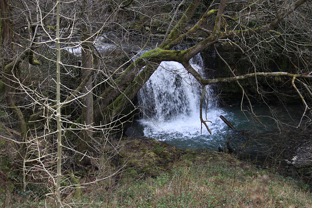 A Cwm Gwrelych waterfall