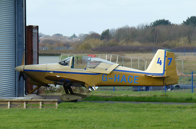 G-HACE at Lee on Solent - 9 December 2015