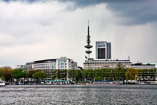 Hamburg, Alster, Schietwetter