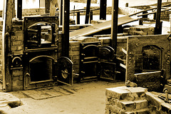 The furnaces, Sachsenhausen Concentration camp.