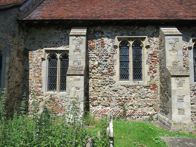 lower halstow church, kent , use of roman brick in c11 chancel