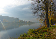 Herbst im Elbtal bei Pirna - aŭtuno en Elbvalo ĉe Pirna