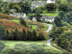 Buttermere Village from Rannerdale