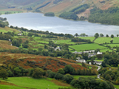 Buttermere Village from Rannerdale Knotts