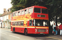 Eastern Counties VR138 (SNG 438M) in Mildenhall - 26 Aug 1995 (282-4)