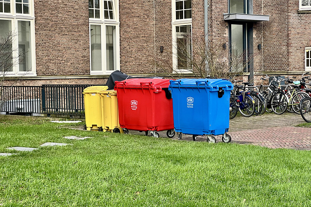 Colourful bins