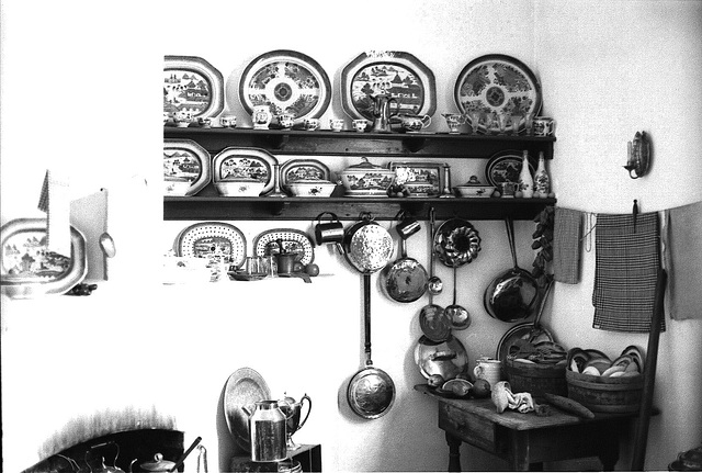 Kitchen corner at Mount Vernon, 1973