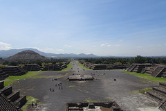 View From The Piramide De La Luna