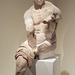 Marble Statue of a Seated Male Figure from Pergamon in the Metropolitan Museum of Art, June 2016