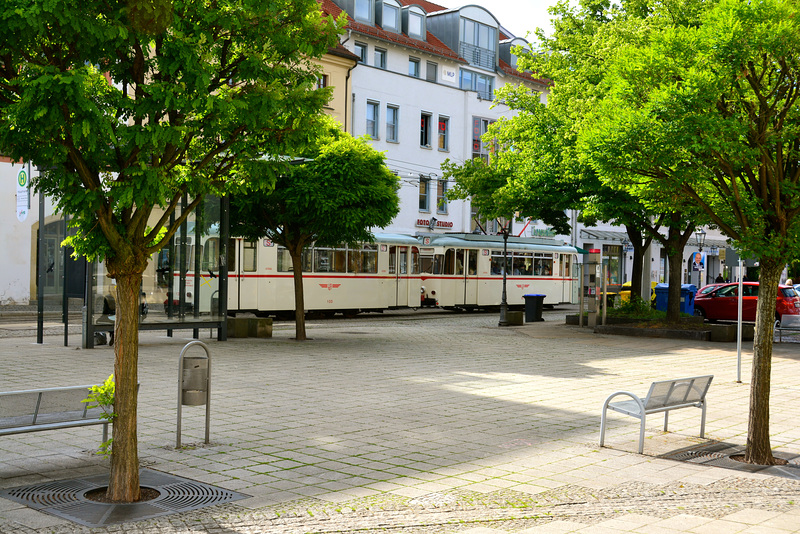 Zwickau 2015 – Gotha tram 92 and carriage 133