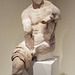 Marble Statue of a Seated Male Figure from Pergamon in the Metropolitan Museum of Art, June 2016