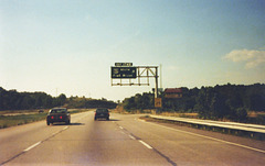 Interstate 55 North at Exit 174B, US 67 South, Flat River exit (1991)