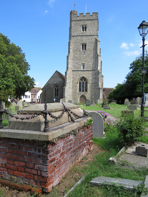 rainham church, kent, c16 tower