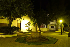 Plaza Teresa De Bolivar At Night