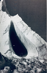 The exterior of Pointing's Ice Cave