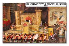 Fort with toy soldiers - Brighton Toy & Model Museum - 31.3.2015