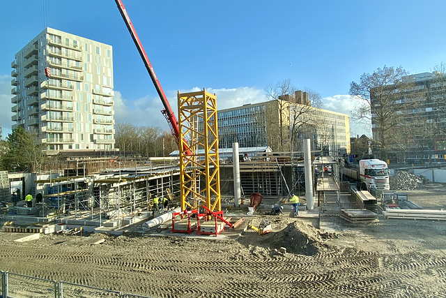 Work on the student housing project Kolffpad