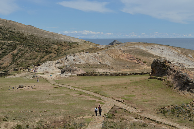 Bolivia, Titicaca Lake, Santiago Pampa Settlement on the Island of the Sun