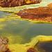 Ethiopia, Danakil Depression, Lake and Salt Terraces in the Crater of the Dallol Volcano