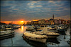 Sunset in the Harbour of Rovinj