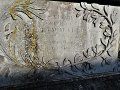 tomb of sarah harris +1844, woodnesborough church, kent (3)