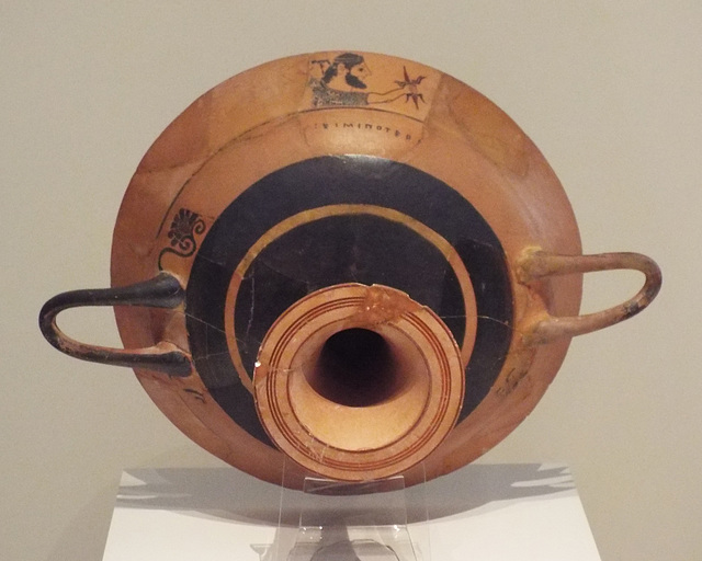 Kylix of Medellin in the Archaeological Museum of Madrid, October 2022