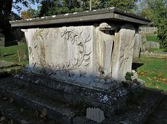 tomb of sarah harris +1844, woodnesborough church, kent (1)