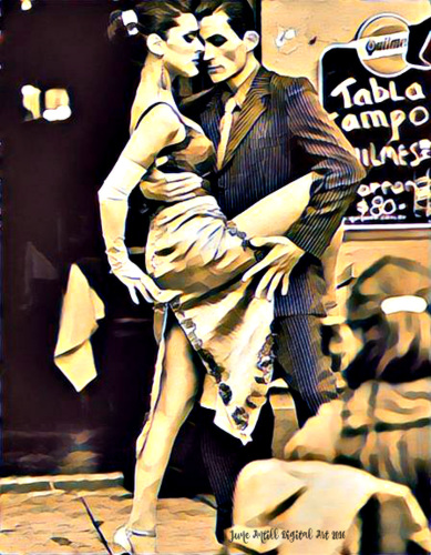 The street tango