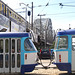 Riga, tram and train