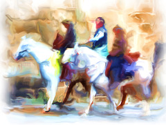 Pilgrims on Horseback