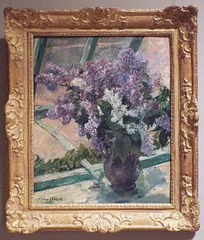 Lilacs in a Window by Mary Cassatt in the Metropolitan Museum of Art, July 2018