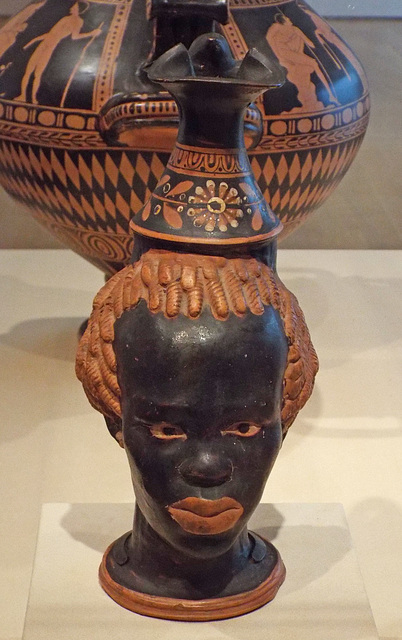 Head Vase Oinochoe in the Virginia Museum of Fine Arts, June 2018