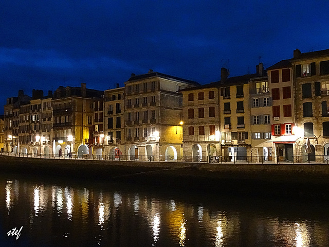 Bayonne by night