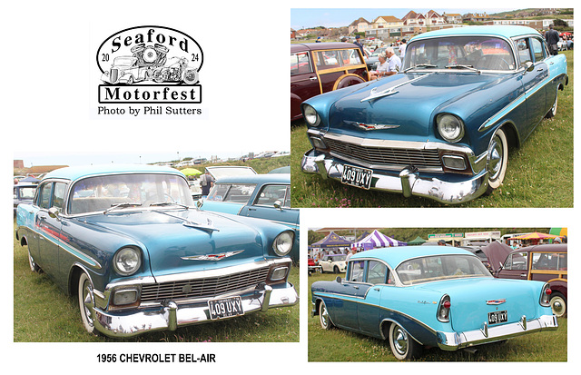 Chevrolet 1956 Bel Air Seaford Motorfest 23 6 2024