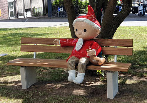 Skulptur Masurenallee 16 (Westend) Sandmann&Thomas Lindner&2019