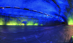 Cave in the Lærdals tunnel.