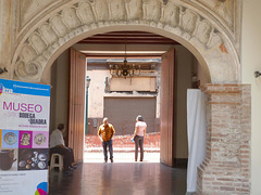 Entrance to the Museo Bodega y Cuadra  behind the Government Palace, Lima