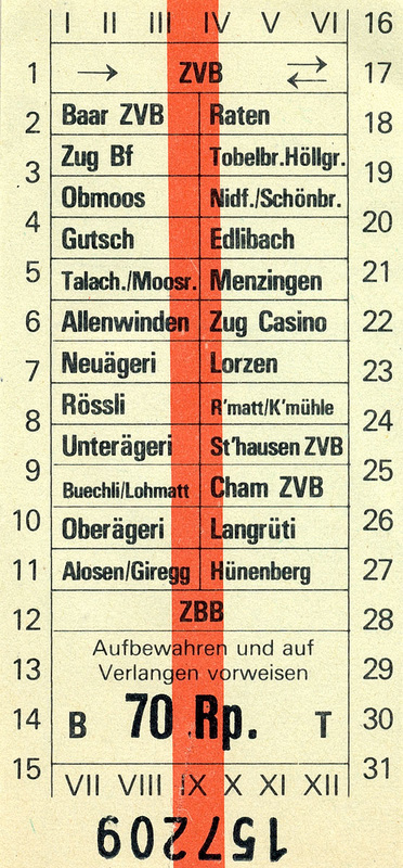 urbain ZVB Zug