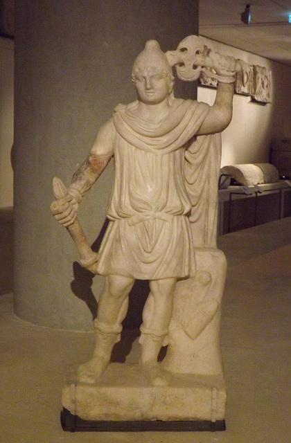 Mithraic Genie with a Torch and Double Axe in the Louvre, June 2013