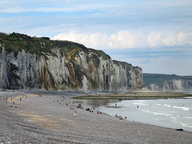 White cliffs of Dieppe.