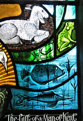 late c20 glass by f.w. cole, woodnesborough church, kent (16)