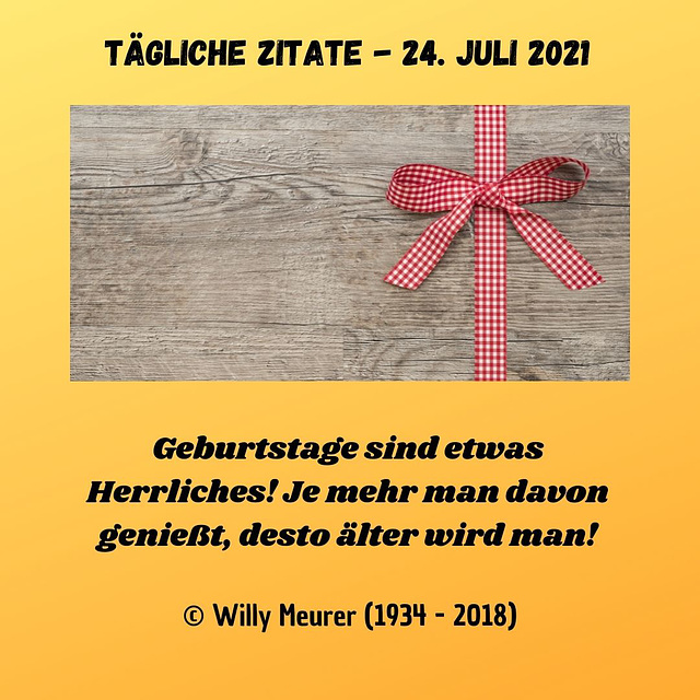 Tägliche Zitate - 24. Juli 2021