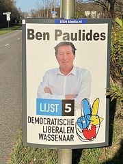 Local election poster in Wassenaar