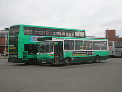 Norfolk Green 2 (YE52 FHG) and 208 (J508 GCD) in King's Lynn - 5 Apr 2011 (DSCN5502)
