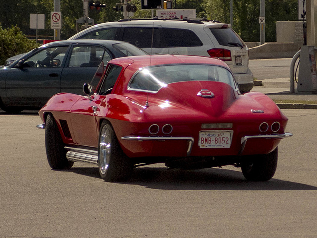 Red Vintage Corvette