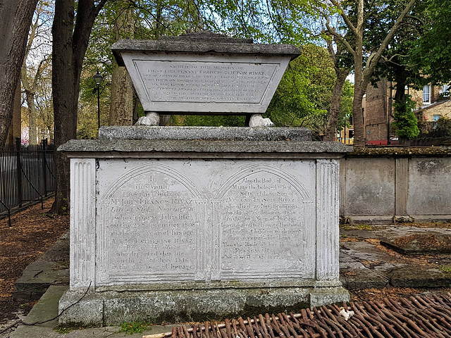 st john's church, hackney, london, c19 tomb of rivaz family, 1808 and 1855 (2)